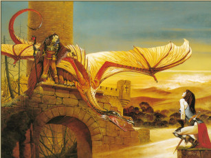 Картинка фэнтези драконы