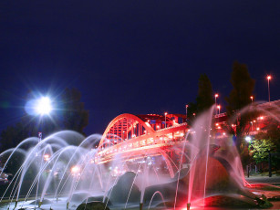 обоя города, фонтаны