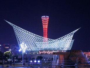 Картинка города огни ночного