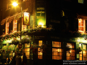 Картинка города огни ночного