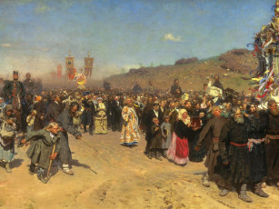 обоя илья, репин, рисованные