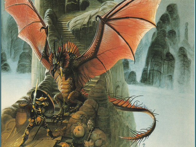 Обои картинки фото фэнтези, драконы