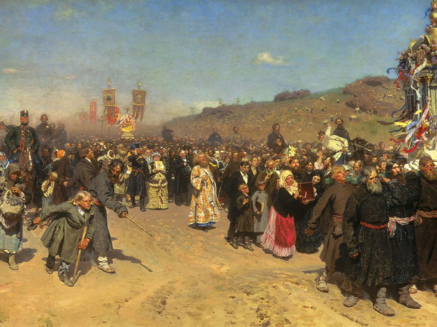 Обои картинки фото илья, репин, рисованные