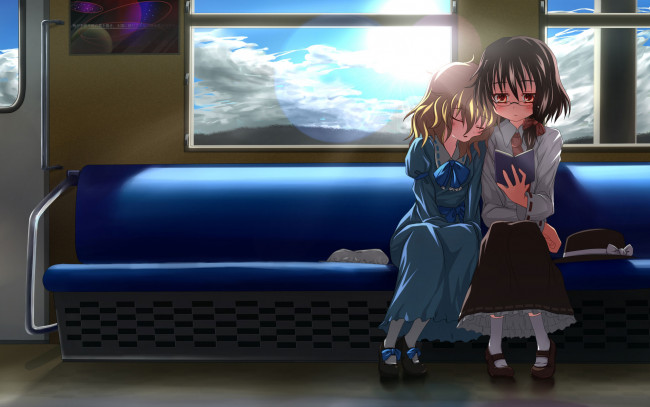 Обои картинки фото аниме, touhou