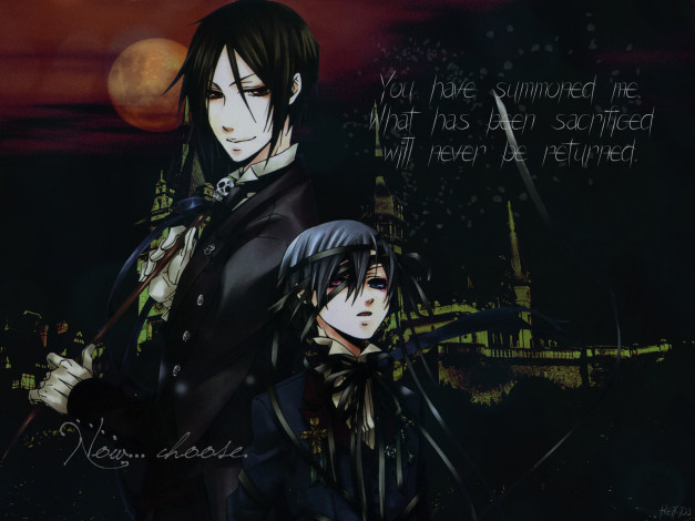 Обои картинки фото аниме, kuroshitsuji