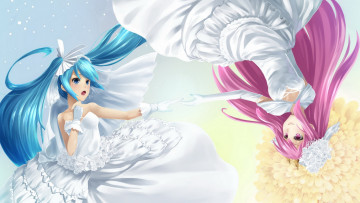 Картинка аниме vocaloid девушки