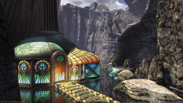 Картинка myst exile видео игры скалы