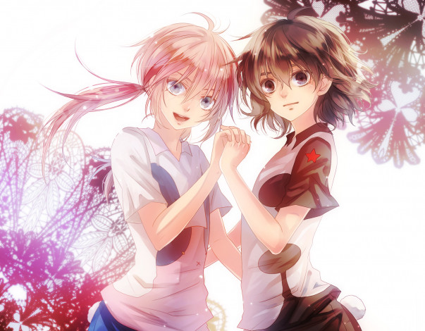 Обои картинки фото аниме, inazuma, eleven, kirino, ranmaru, shindou, takuto