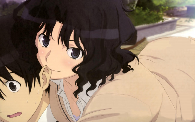 Обои картинки фото аниме, amagami, ss