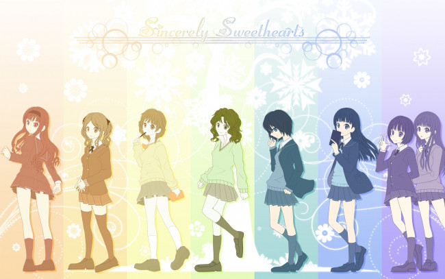 Обои картинки фото аниме, amagami, ss