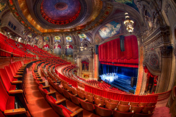 Картинка интерьер театральные концертные кинозалы занавес сцена кресла