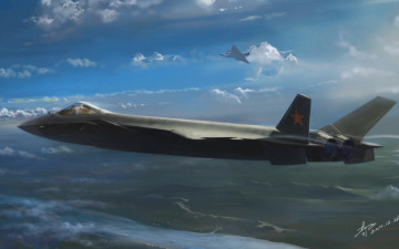 Картинка авиация 3д рисованые graphic f -20