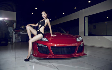 Картинка автомобили авто девушками mazda rx-8 девушка азиатка