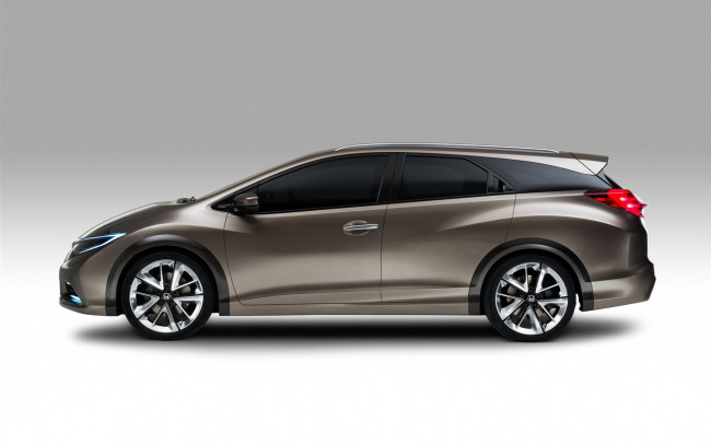 Обои картинки фото автомобили, honda, concept, civic, tourer