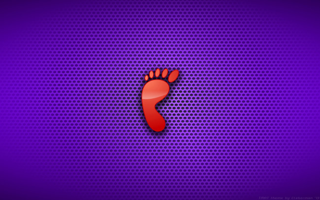 Обои картинки фото компьютеры, gnome, сетка, логотип, фон