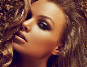 Картинка девушки -unsort+ лица +портреты девушка макияж волосы взгляд лицо