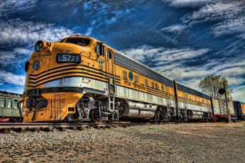 Картинка техника поезда состав локомотив рельсы дорога железная