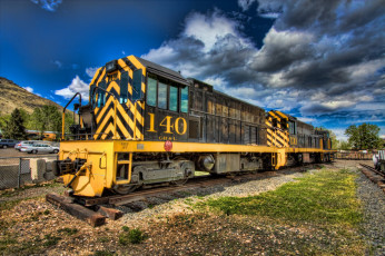 Картинка техника локомотивы рельсы локомотив