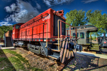 Картинка техника локомотивы рельсы локомотив