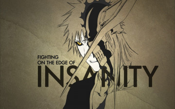 Картинка аниме bleach блич пустой ичиго куросаки шинигами парень