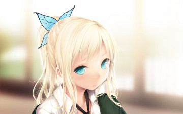 Картинка boku+wa+tomodachi+ga+sukunai аниме девочка kashiwazaki sena boku wa tomodachi ga sukunai заколка хвостик бабочка