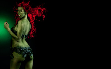Картинка девушка девушки -unsort+ креатив костюм poison ivy ядовитый плющ