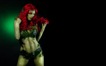 Картинка девушка девушки -unsort+ креатив костюм poison ivy ядовитый плющ