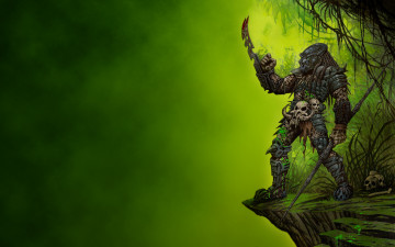 Картинка хищник фэнтези существа инопланетянин пришелец alien predator