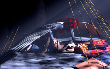 Картинка рисованные -+другое ангел девушка близость фантастика рендеринг