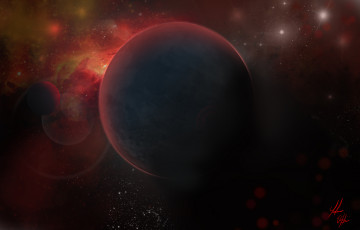 Картинка космос арт планета