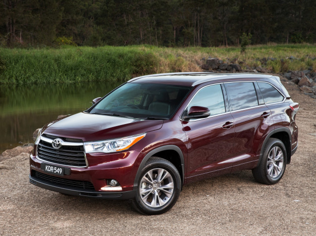 Обои картинки фото автомобили, toyota, 2014, kluger