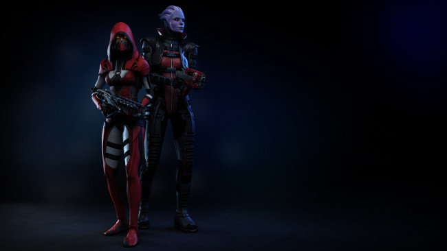 Обои картинки фото mass effect, видео игры, mass, effect, девушка