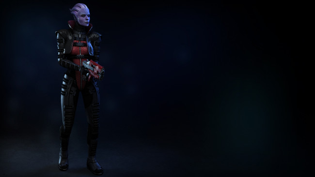 Обои картинки фото mass effect, видео игры, mass, effect, девушка