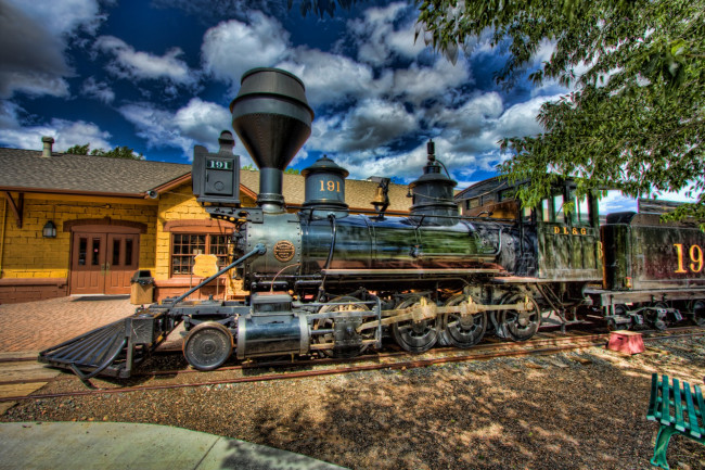 Обои картинки фото техника, паровозы, рельсы, паровоз