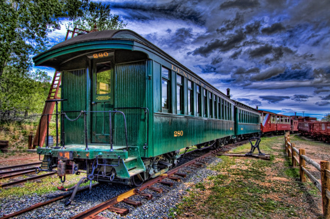 Обои картинки фото техника, вагоны, рельсы