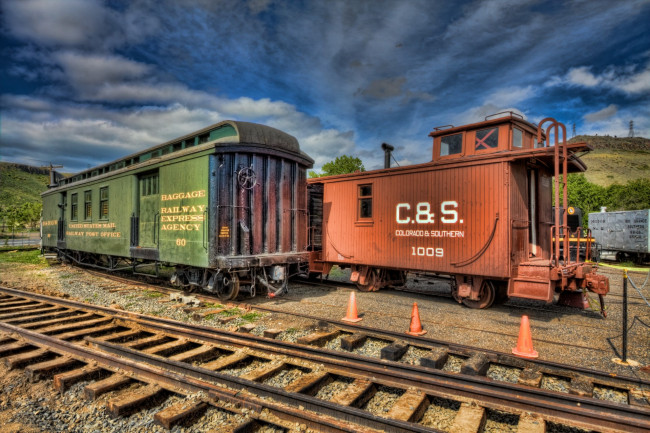 Обои картинки фото техника, вагоны, рельсы