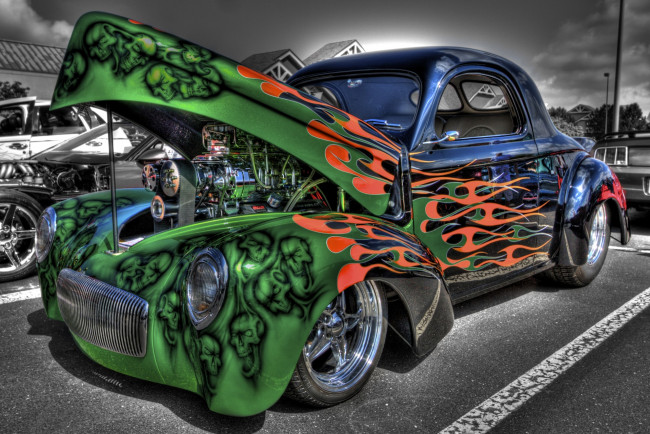 Обои картинки фото автомобили, выставки и уличные фото, тюнинг, авто