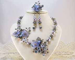 Картинка разное украшения +аксессуары +веера фон серьги ожерелье бижутерия украшение бусы