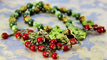 Картинка разное украшения +аксессуары +веера фон украшение бижутерия ожерелье серьги бусы