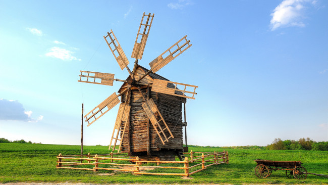 Обои картинки фото разное, мельницы, мельница, ветряк