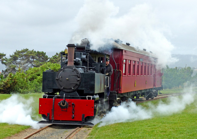 Обои картинки фото техника, паровозы, железная, паровоз, дорога