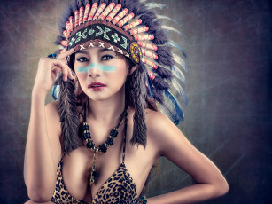 Картинка девушки -unsort+ азиатки взгляд лицо