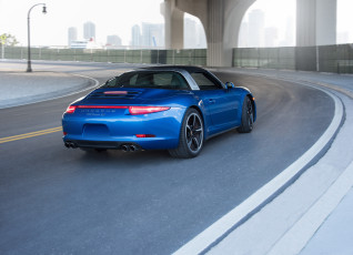 обоя автомобили, porsche, 911, 2015, 991, targa, 4s, us-spec