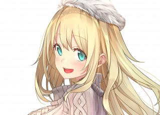 Картинка аниме kantai+collection фон взгляд девушка