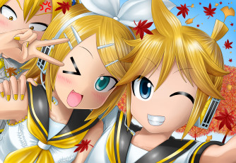 Картинка аниме vocaloid фон взгляд девушки