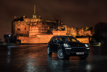 обоя автомобили, porsche, 2014г, 958, uk-spec, s, diesel, cayenne