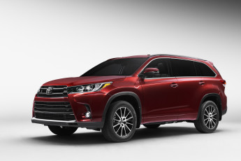 Картинка автомобили toyota highlander se 2017 г