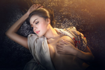 Картинка девушки -unsort+ азиатки лицо взгляд