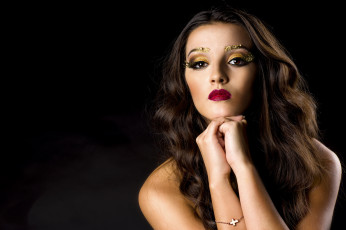 Картинка девушки -unsort+ брюнетки +шатенки взгляд лицо