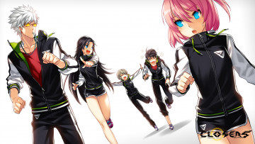 Картинка аниме closers игра парни арт девушки